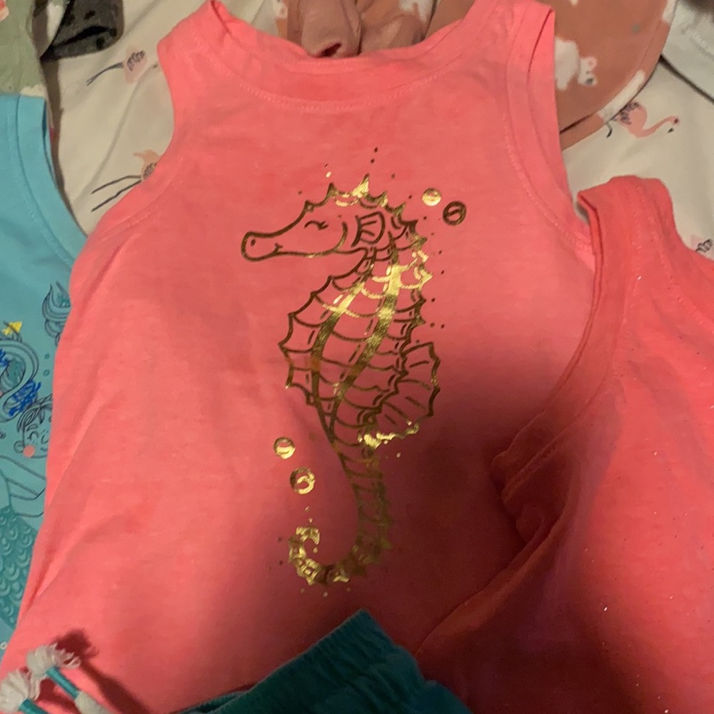 Cat & Jack Summer Clothes Set - 12 mos. - Picture 3 of 6